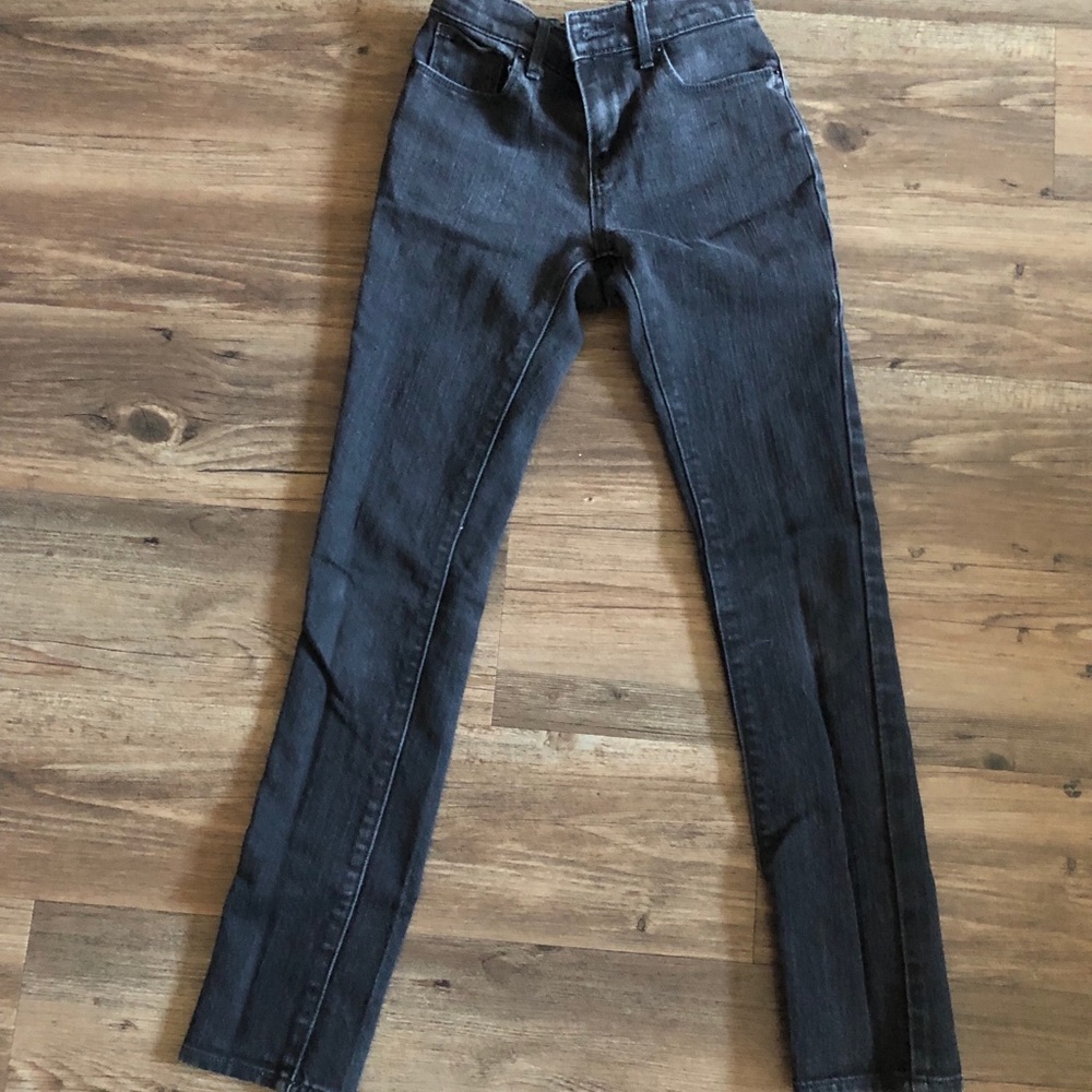 Black old navy size 12 girl jeans adjustable waist